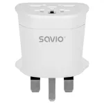 Savio AP-05 power adapter/inverter Indoor 2500 W White