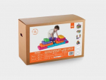 Marioinex &ldquo;brick&rdquo; building blocks, 33 pastel-coloured pieces