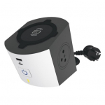Przedluzacz 2x2P+Z Indukcja USB A/C 2m