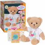 ZAPF Creation BABY born Singing Teddy German, Cuddly Toy