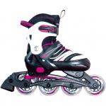 Muuwmi Adjustable Children's Inline Skates Size 37-40 (pink/black)