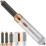 ProfiCare Hot Air Curling Brush PC-HAS 3132, Multistyler white/rose, 4 in 1 &ndash; Multihairstyler