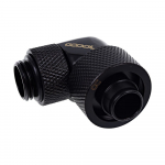 Alphacool Eiszapfen 90&deg; hose fitting 1/4" on 16/10mm, black - 17236