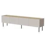 Cama FELLINI telekapp 200x40x52 ka&scaron;miir + &otilde;litatud tamme pealispind