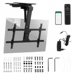 Maclean electric TV mount, ceiling mount, Tuya support, max. VESA 800x400, for TV 43-86", max. 45kg, MC-110 T