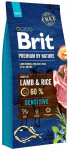 BRIT Premium by Nature Sensitive Lamb riisiga kuivtoit koertele - 15 kg