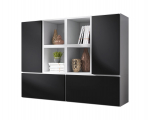 Cama elutoa m&ouml;&ouml;blikomplekt ROCO 19 (4xRO3 + 4xRO6) valge/valge/must