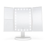 Rio 24 LED Touch Dimmable Makeup Mirror, White