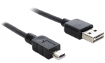 DeLOCK EASY USB 2.0-A > mini USB black 3m - Plug/Plug