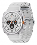 Samsung Galaxy Watch Ultra 3,81 cm (1,5") AMOLED 47 mm Digitaalne 480 x 480 pikslit Puuteekraan 4G Titaanium, Valge WiFi GPS (satelliit)