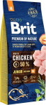 BRIT Premium by Nature Junior Medium Chicken - dry dog food - 15 kg