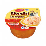 INABA Dashi Delights kana-tuunikala ja l&otilde;hepuljong - kassitoit - 70g