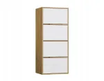ALMA CHEST OF DRAWERS ARTISAN OAK/WHITE
