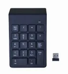 Gembird KPD-W-02 numbriklaviatuur s&uuml;learvutile/arvutile Bluetooth must
