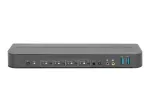 DIGITUS KVM-l&uuml;liti 4x1 DP DP/HDMI 4Kx2K