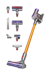 Vacuum Cleaner|DYSON|V8 Absolute|Dry|2-in-1 stick vacuum|Silver/Yellow|Bagless|Battery| 2.63 kg|476547-01