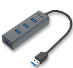 USB 3.0 Metal 4-port passive USB HUB, 4x port USB 3.0