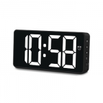 bali digital alarm clock black