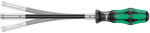 Wera 393 S bits hand holder, extra slim, with flexible shaft, screwdriver (black/green)