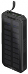 Goobay Outdoor fast charging power bank with solar (black, USB-C PD, QC 3.0, 20,000 mAh)