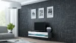 Cama TV-alus VIGO NEW 30/140/40 hall/valge l&auml;ikega