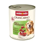 ANIMONDA GranCarno m&auml;rgtoit t&auml;iskasvanud koertele veise- ja pardis&uuml;dametega 800g