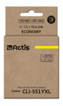 Actis KC-551Y tint (Canon CLI-551Y asendustint; standardne; 12 ml; kollane)