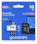 Goodram M1A4-0160R12 m&auml;lukaart 16 GB MicroSDHC klass 10 UHS-I