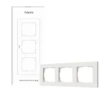 SMART SWITCH FRAME H2 (3-GANG)/WHITE FE-X02D-W AQARA