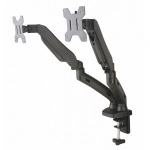 Desk handle on gas spring for 2 LEDs / LCDs 13-27 inches L-13GD