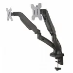 Desk handle on gas spring for 2 LEDs / LCDs 13-27 inches L-13GD