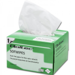 Dustless wipes for fiber optics