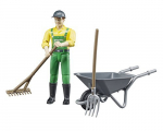BRUDER figure set farmer with accessories - 62610