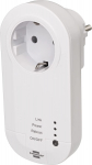 Brennenstuhl Wifi socket, switchable socket (white)