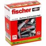 Fischer EasyHook Angle DuoPower 8x40 (white, 25 pieces, with EasyHook angle hook)