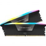 Corsair DDR5 - 64GB - 6000 - CL - 30 (2x 32 GB) dual kit, RAM (black, CMH64GX5M2B6000C30, Vengeance RGB, INTEL XMP)