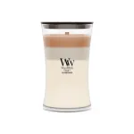 WoodWick Caf&eacute; Macchiato wax candle Cylinder Coffee White, Brown 1 pc(s)