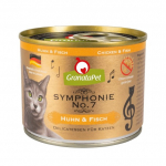 GRANATAPET Symphonie No.7 kana ja kalaga m&auml;rg kassitoit 200g