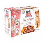 BRIT Care fillets in gravy box &ndash; wet cat food &ndash; 12x85g