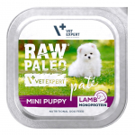 RAW PALEO P&acirc;te Mini Puppy Lamb - m&auml;rg koeratoit - 150g
