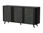 Cama VOLARE kummut 151 x 39 x 75 cm must/san sebastian