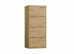ALMA CHEST OF DRAWERS, ANTHRACITE/ARTISAN OAK
