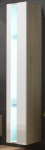 Cama riiul VIGO NEW 180/40/30 sonoma/valge l&auml;ikega