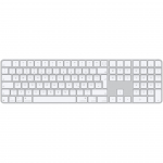 Magic Keyboard with Touch ID and numeric keypad (silver/white, DE layout, for Mac models with Apple chip)