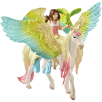 Schleich Bayala Surah with Glitter Pegasus, play figure