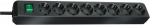 Brennenstuhl Eco black S 8x