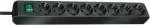 Brennenstuhl Eco black S 8x