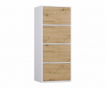ALMA CHEST OF DRAWERS WHITE/ARTISAN OAK