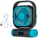 Medion LIFE camping fan E10 TF (MD 12065) (gray/blue)