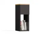 GALAX 20/1S BEDSIDE TABLE, ANTHRACITE/ARTISAN